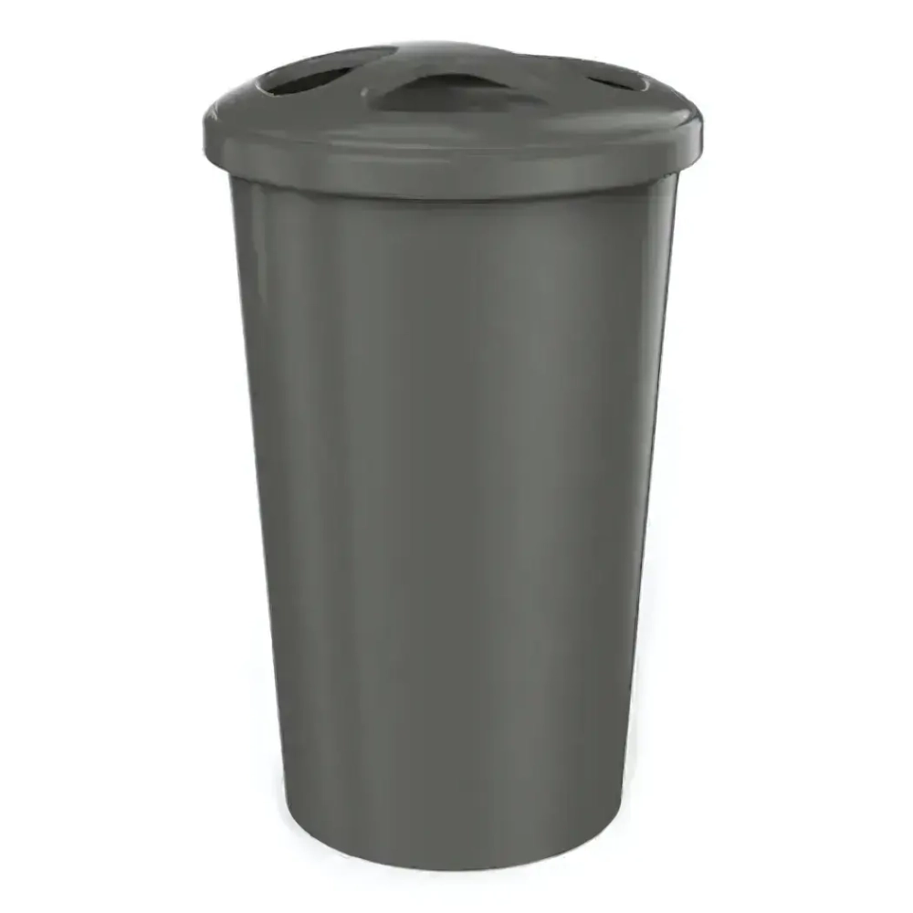 СТАКАН ДЛЯ ЗУБНЫХ ЩЕТОК SCANDI 83х122ММ, 0,4Л (Серый)