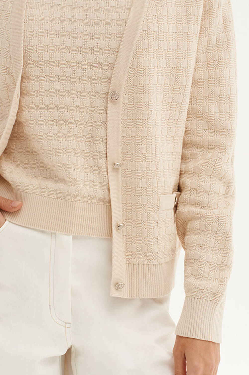 1979 Кардиган женский (сливочный)