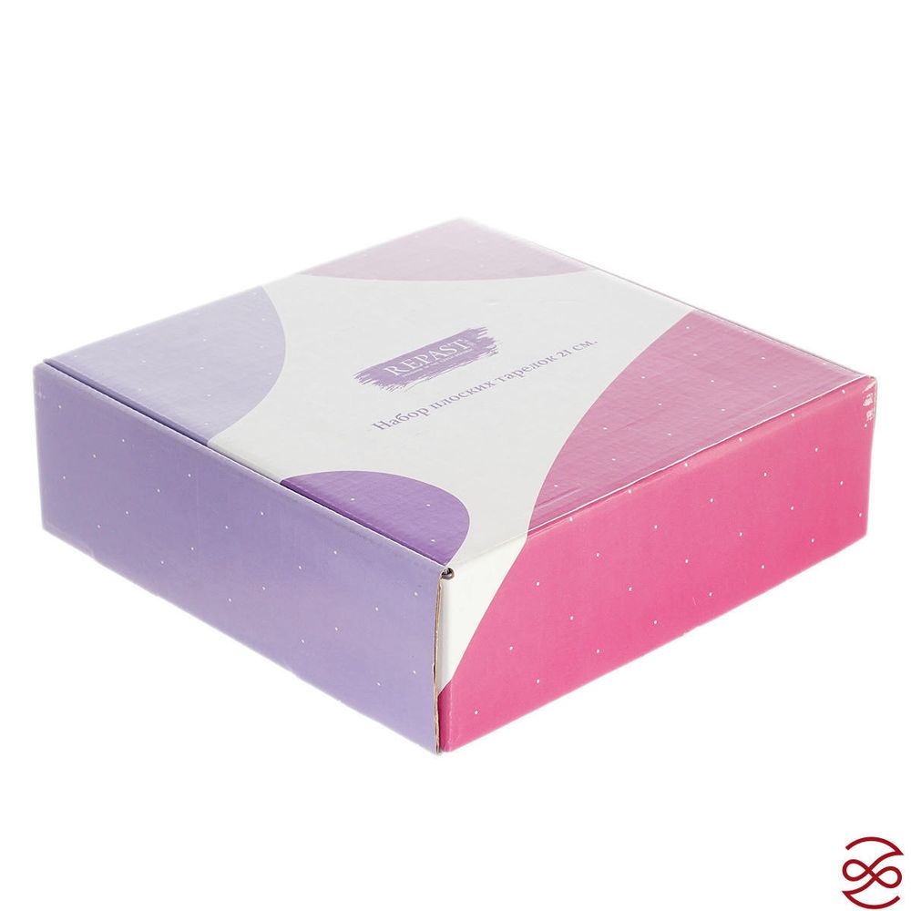 Набор тарелок плоских 21 см Repast Мейсенский букет( 6 шт)