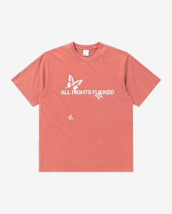 Футболка ARF Garment dyed красная
