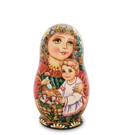 Народные промыслы МР-16/28-B Матрешка 5м «Мария с мальчиком»