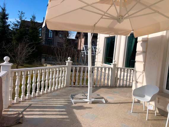 Зонт для кафе профессиональный  Pompei Braccio, 350х350 см