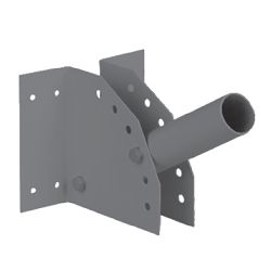 Кронштейн для уличного светильника ЭРА SPP-AC2-0-300-048 с переменным углом 300mm d48mm | Кронштейны к консольным светильникам