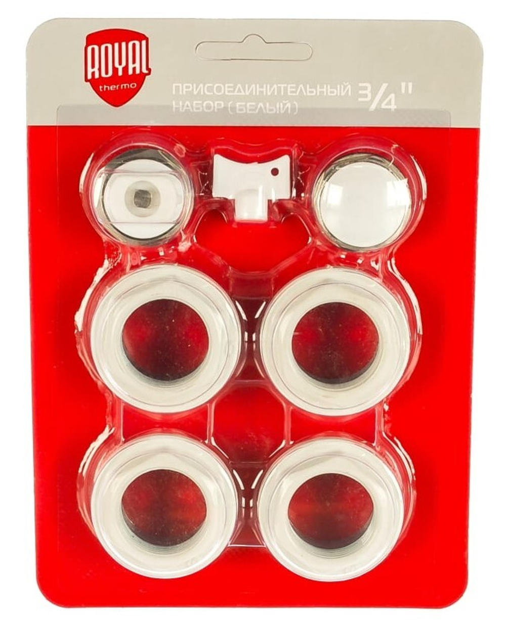 Набор присоединительный Royal Thermo 3/4" white