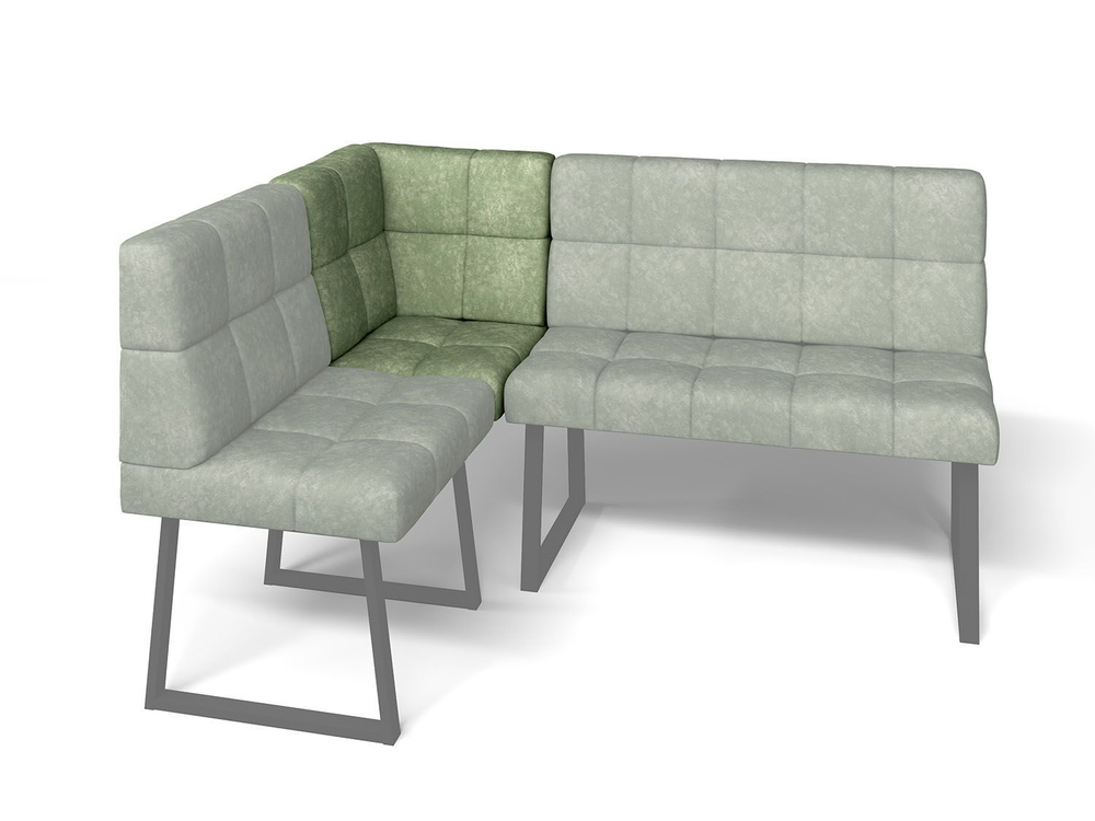 Кухонный диван Реал МУ 590 Мохито/Черный муар