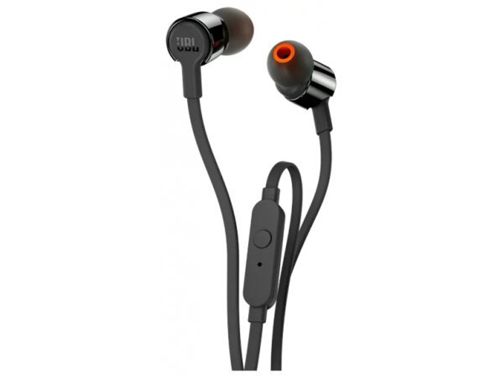 Гарнитура JBL Tune 210, 3.5 мм, вкладыши, черный