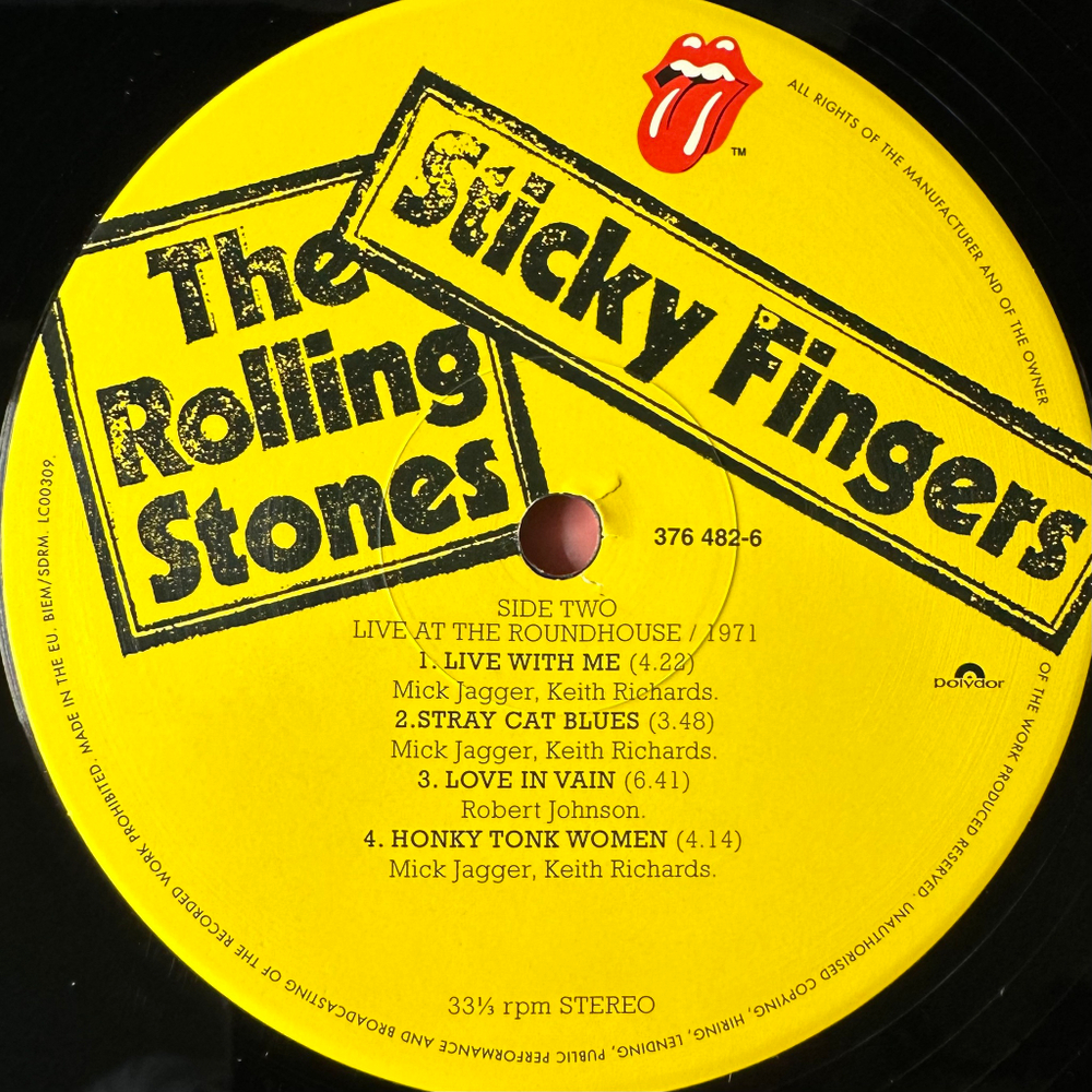 The Rolling Stones ‎– Sticky Fingers 2LP (Англия 2015г.)