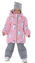Куртка зимняя мембрана для девочки 2-8 лет Милашка Сьюзи