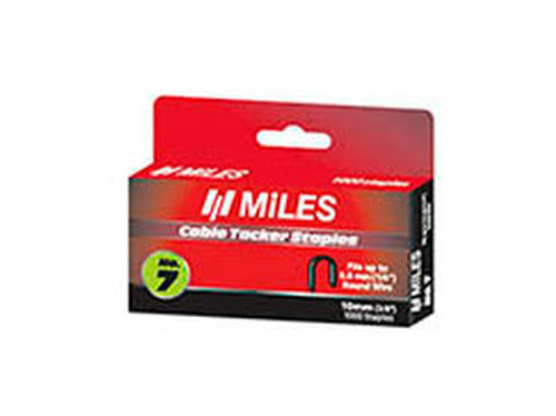 Скобы для круглого кабеля, 14 мм, 1000 шт. (Miles) (уп.) Miles