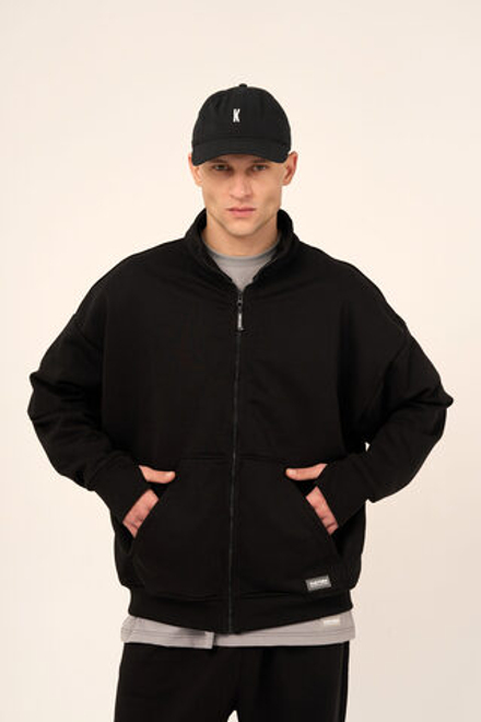 Толстовка KUL'TURA "ZIPPER" Черный