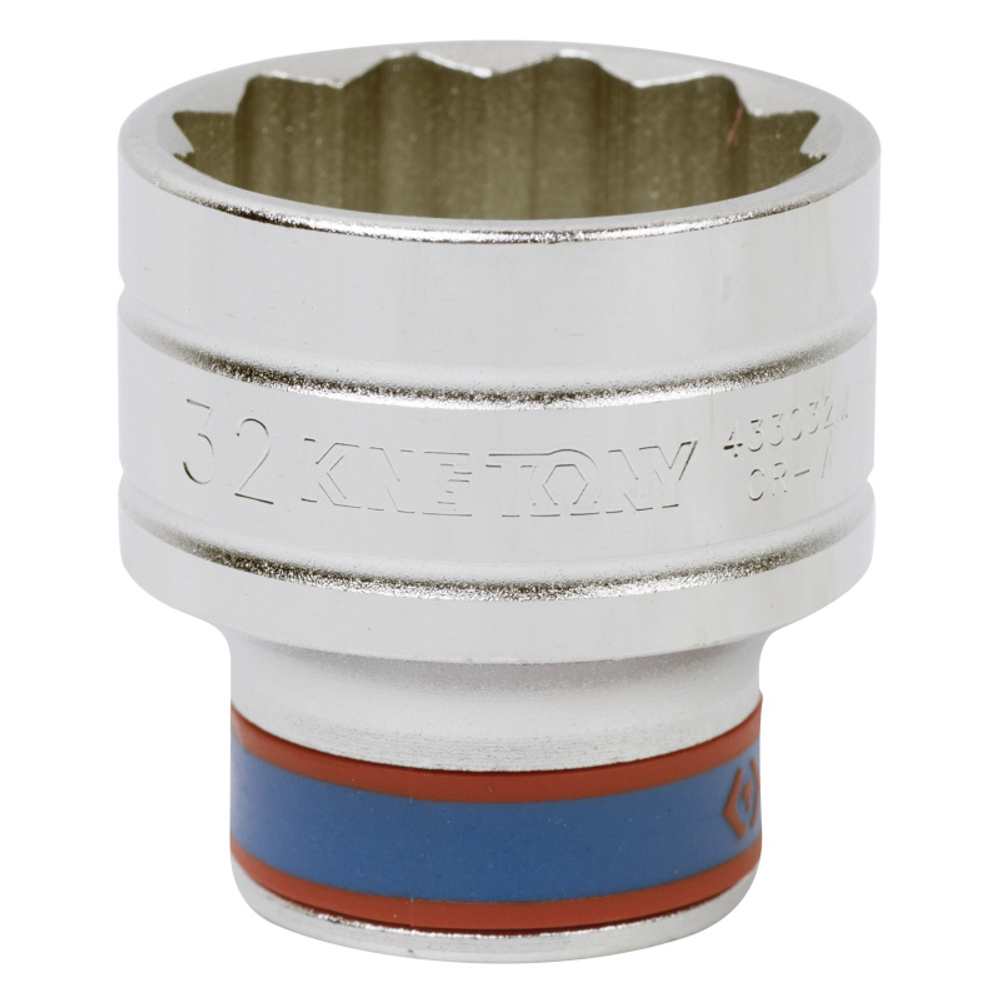 Головка торцевая стандартная двенадцатигранная 1/2&quot;, 32 мм KING TONY 433032M