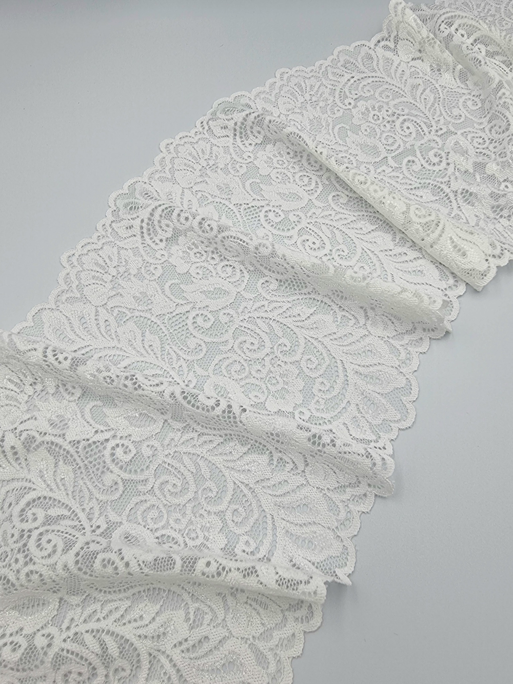 Кружево эластичное экрю К688