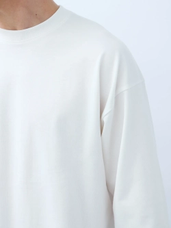 Лонгслив оверсайз (молочный) 230 г