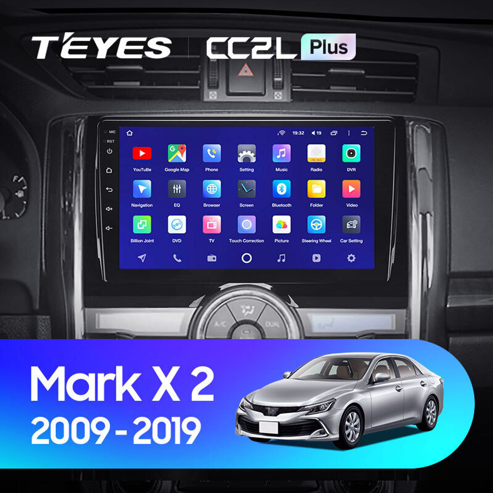 Teyes CC2L Plus 9" для Toyota Mark X 2009-2019