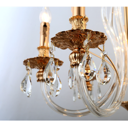 Люстра Rivoli Melanie 1020-206 6 х Е14 40 Вт хрусталь классика | Rivoli