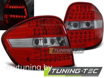Задние фонари red white led для Mercedes ML W164
