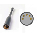 AKG GN30E 5-pin 30см Gooseneck, встроенный в корпус адаптер фантомного питания с разъемом 5pin-XLR, LED-подсветка