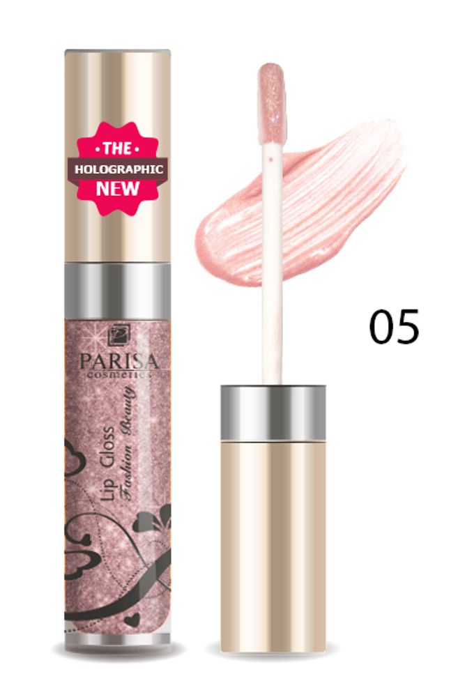 Parisa Блеск для губ Lip Gloss, LG-612, тон №105, 7 мл