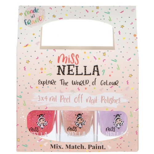 Miss Nella Made in France 3pc Набор лаков для ногтей