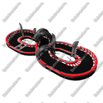 Надувная трасса для машинок "Автотрек", 15,3*6*2,5 м