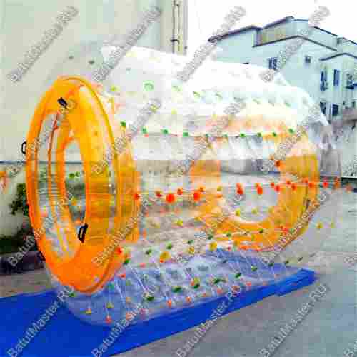 Аттракцион Водный роллер (Гидророллер) "Апельсиновый" ПВХ 2,2*2*2