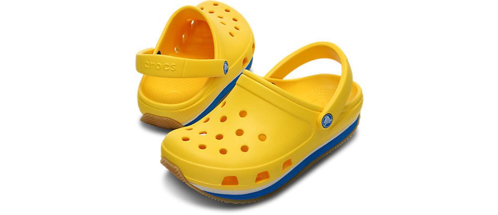 Kids crocs yellow cheap