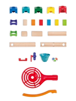 Игровой набор Съезд шариков Гоночный трек 81 предмет