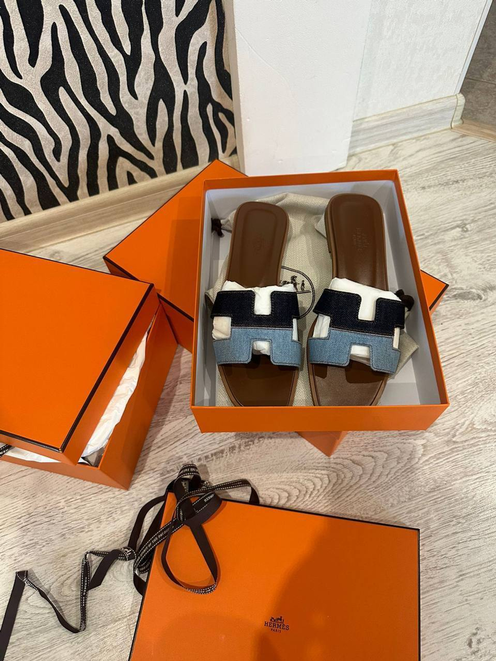Шлепанцы Hermes Oran