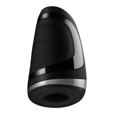 Мастурбатор перезаряжаемый с вибрацией и функцией подогрева Satisfyer Men Heat Vibration (Цвет: черный)