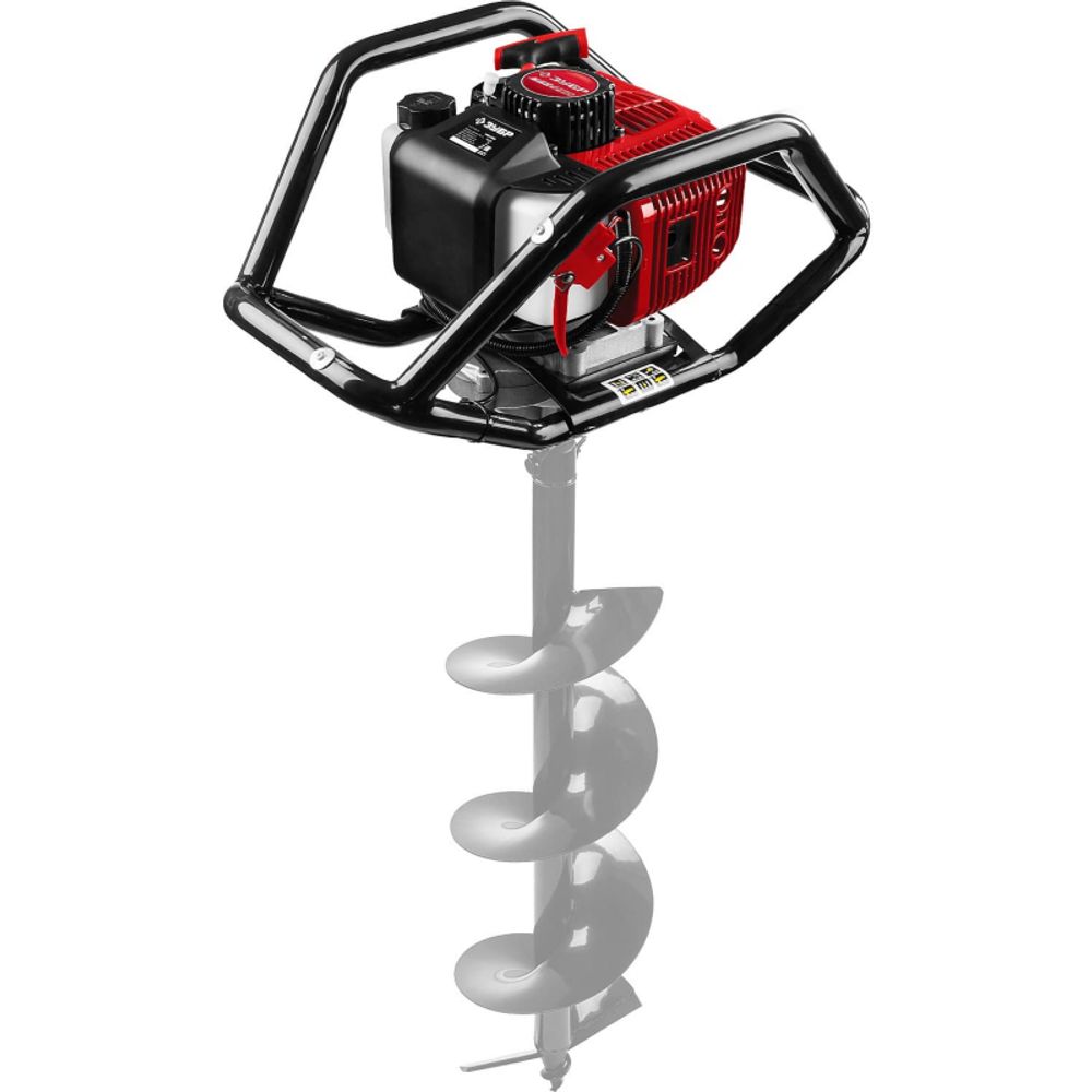 Мотобур (бензобур) ЗУБР МБ2-250, 60-250 мм, 52 куб.см, 2 оператора