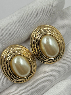 Серьги с «жемчугом»