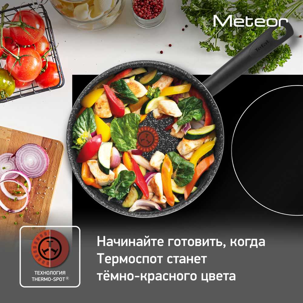 Сотейник с крышкой 24 см. Tefal Meteor 04208224
