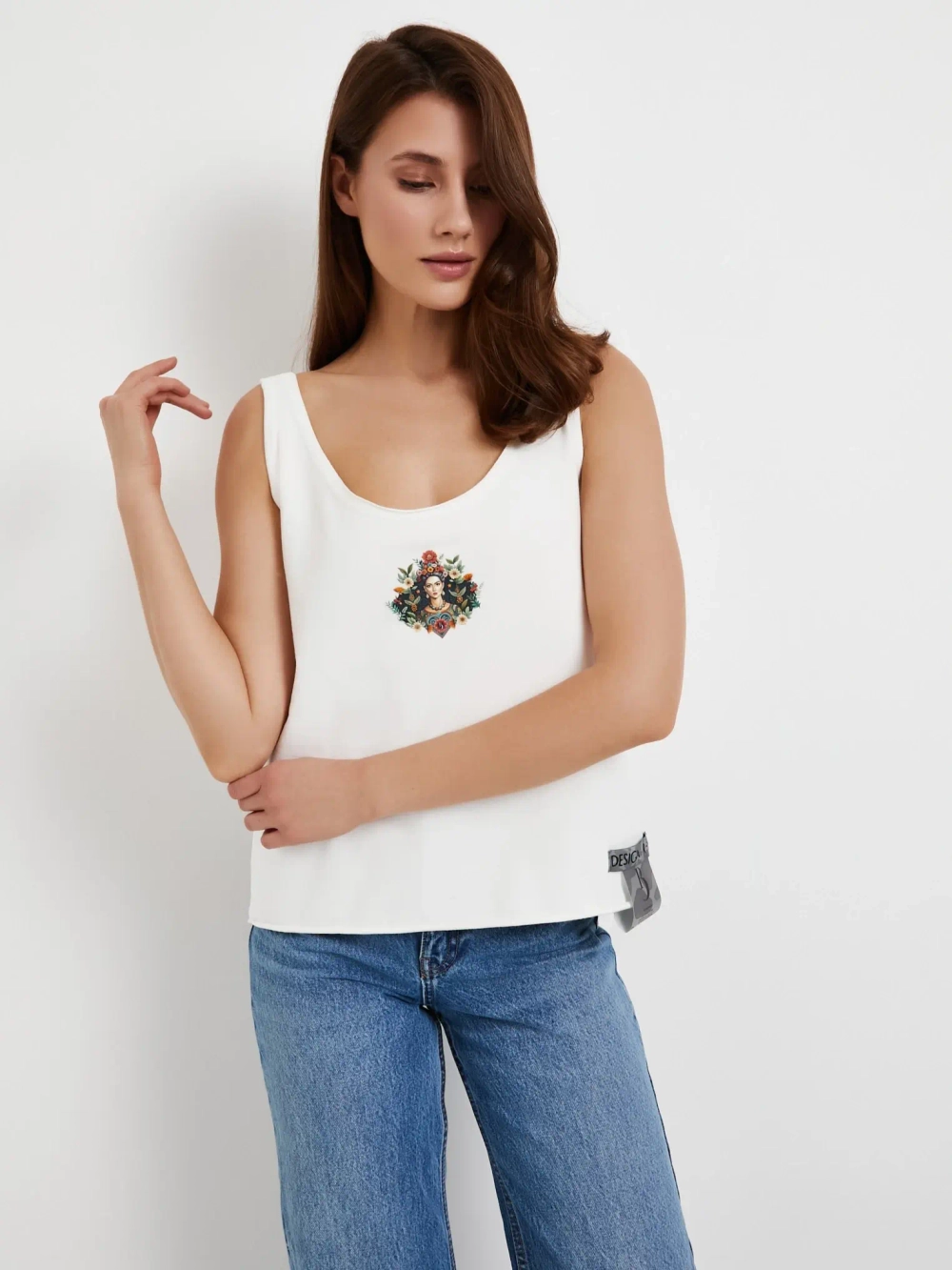 Майка Опен Молочный