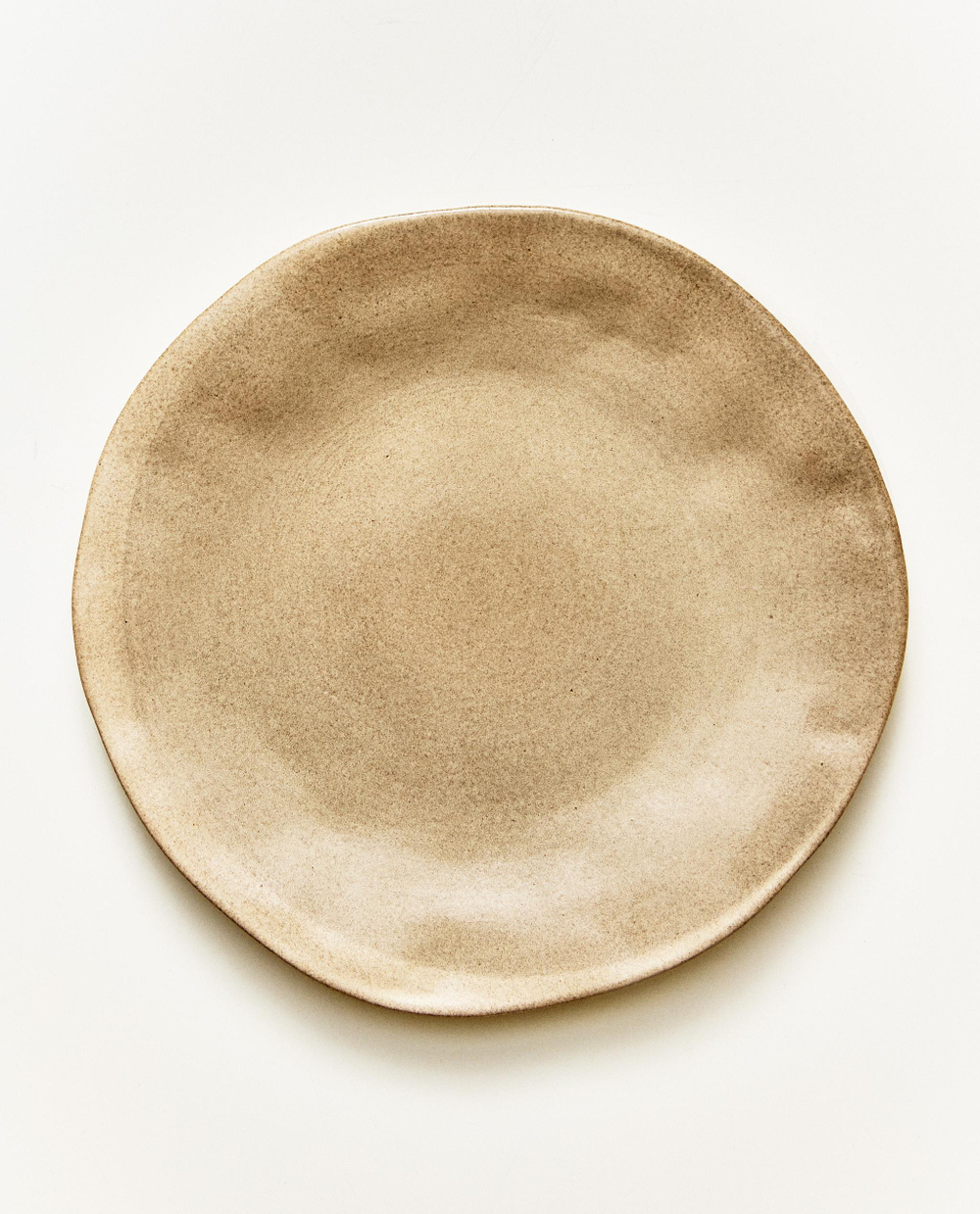 Zara Home тарелка десертная из каменной керамики, цвет серый, 24 см
