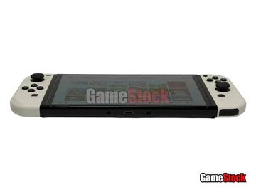 Игровая приставка Nintendo Switch Oled White (Б/У, Прошита, 256GB, S/N: XTJ10717625281, Полный комплект)