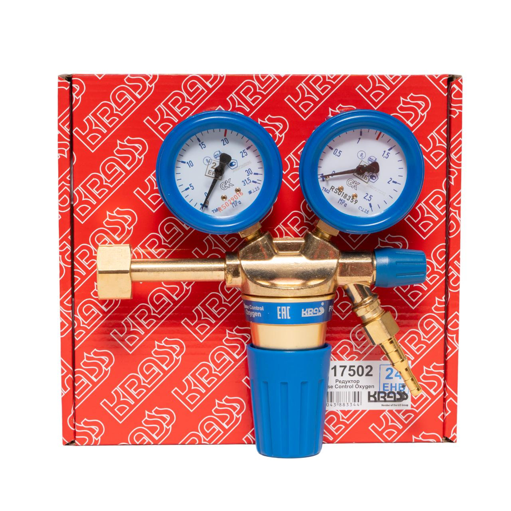 Редуктор Base Control Oxygen - 20/1,25 МПа, вх. G3/4"; вых. М16х1,5; 50 м3/ч ПОВЕРЕННЫЙ