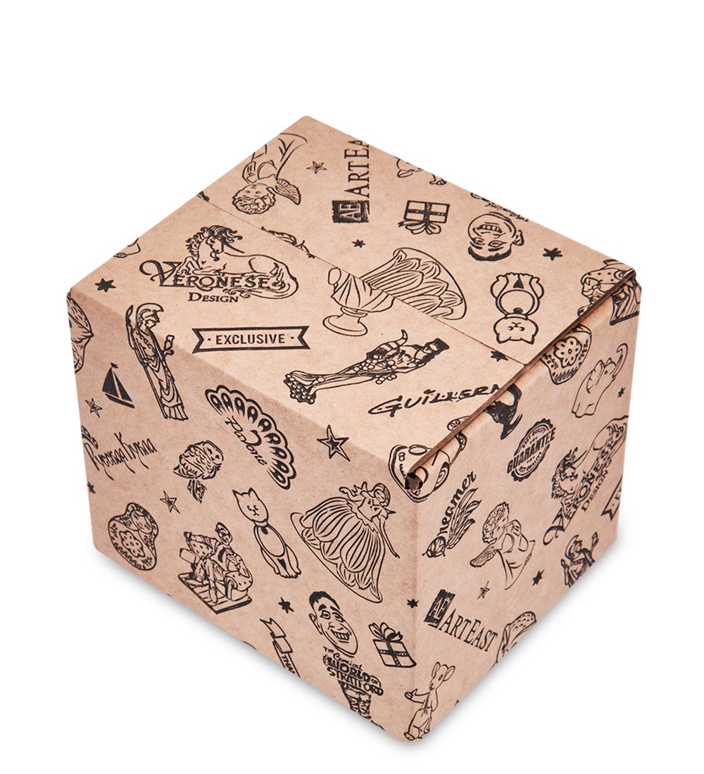 GAEM Art ГКП-56 Коробка 4-х клапанная гофрокартон 105х90х90