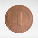 Germany, 1 Pfennig, 1973, (Karlsruhe Mint - "G"), VF