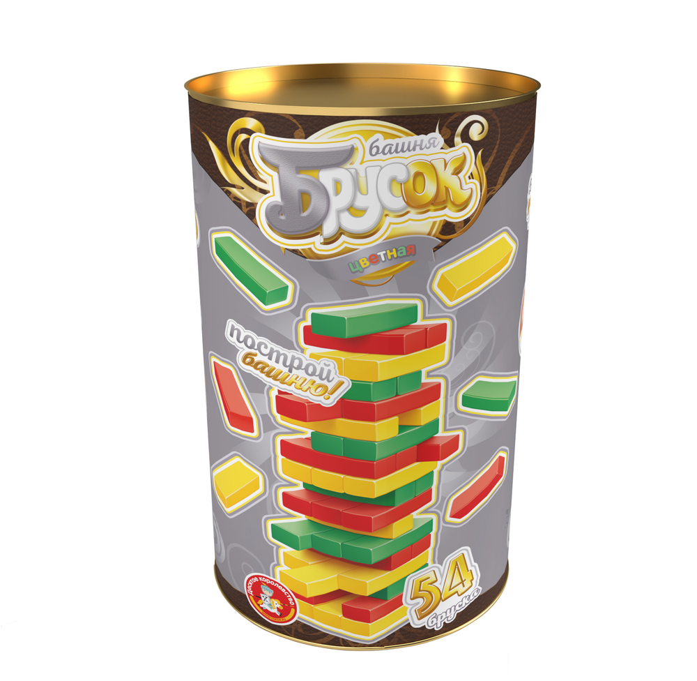 Игра для детей и взрослых Башня "Брусок"