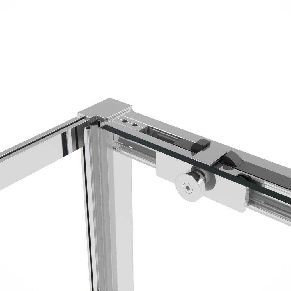 Душевой уголок Слим Софт (Slim Soft) Vincea VSR-1SS8015CL, 1500*800, хром, стекло прозрачное