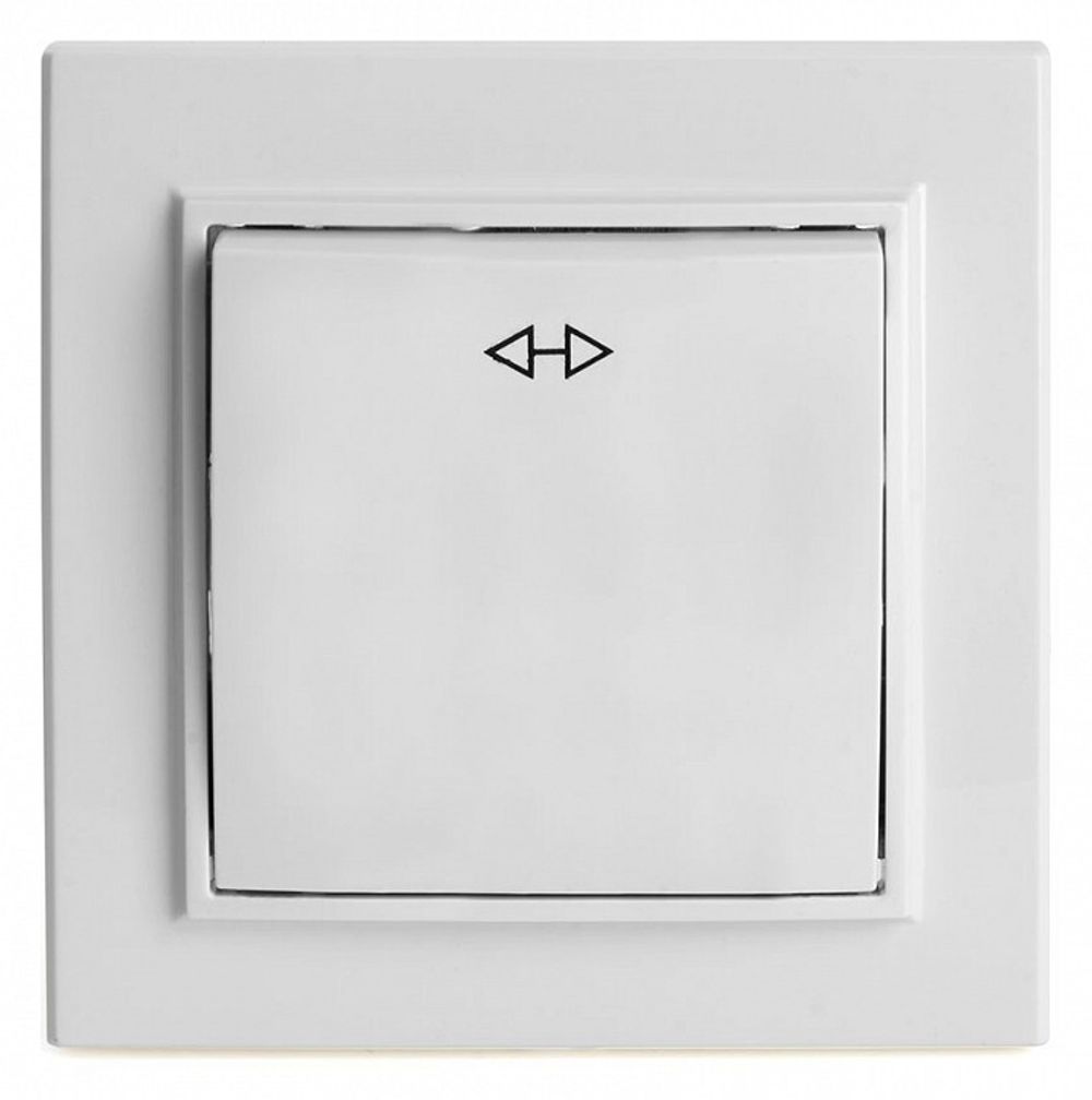 Переключатель перекрестный одноклавишный Stekker Эрна 39925