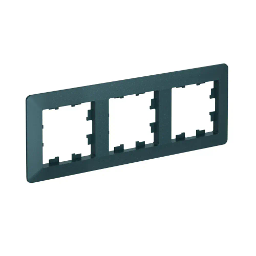 ATLASDESIGN AIR 3-постовая РАМКА, ИЗУМРУД/дымчатый черный