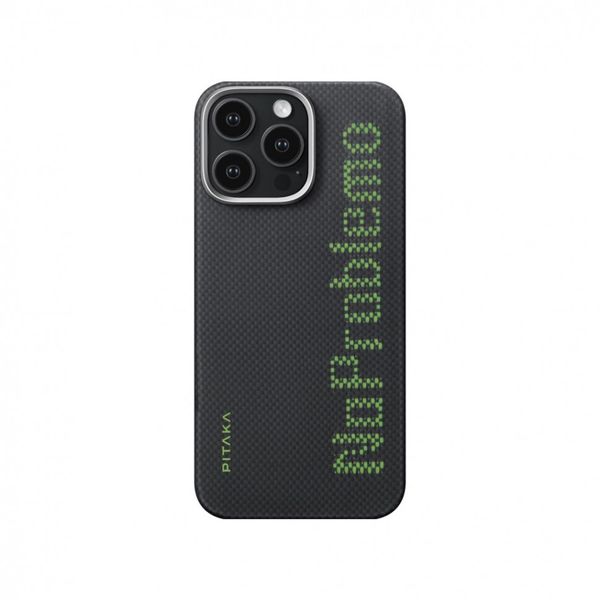 Чехол Pitaka Tactile Woven (Lumintex Edition) для iPhone 16 Pro Max, Без проблем | NoPro Maxblemo