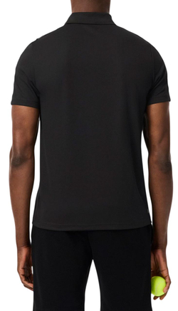 Теннисное поло Lacoste Ultra Dry Branded Stripe Tennis - black