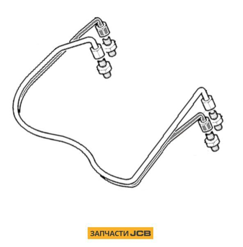 Трубка КПП JCB 830/11033