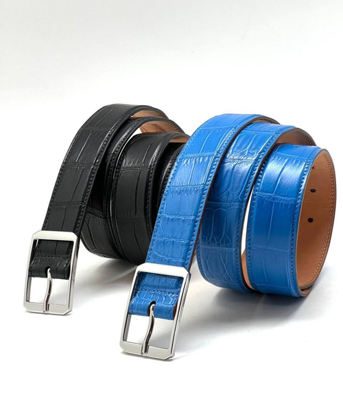 Ремень Brioni из кожи крокодила