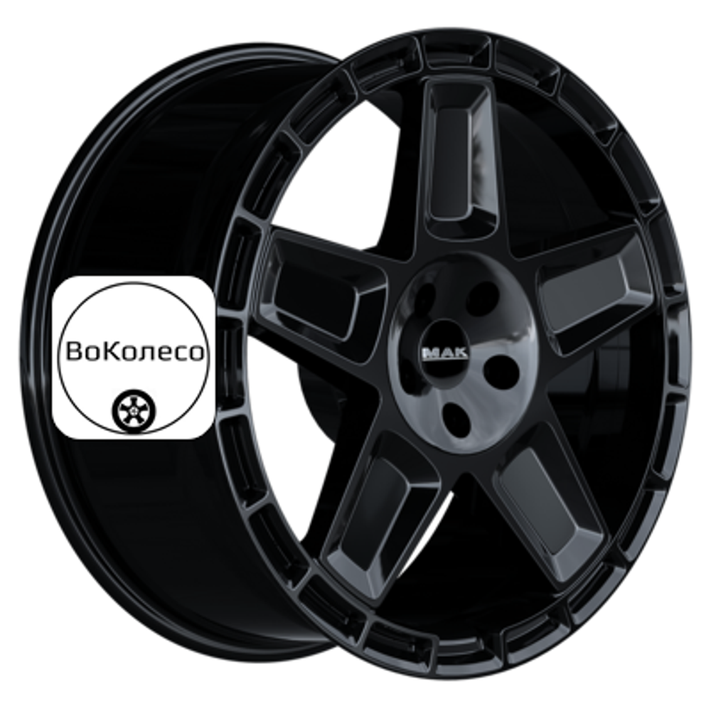 9x20/5x130 ET25 D84,1 Trek Gloss Black MAK