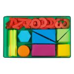 Касса цифр и счетных материалов Учись считать, пластик, 132 элемента, Стамм