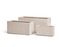 Кашпо TREEZ Effectory - Beton - Низкий прямоугольник