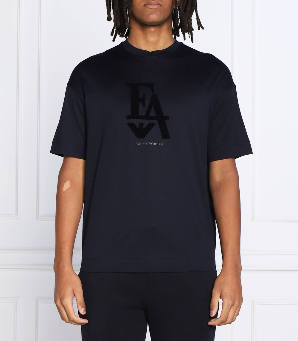 футболка Emporio Armani - темно-синий(6L1TG1 1JSAZ)